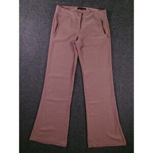 OVI Pant Women Small Pink Flared Leg Low Rise Capsule Retro Everyday Flaw